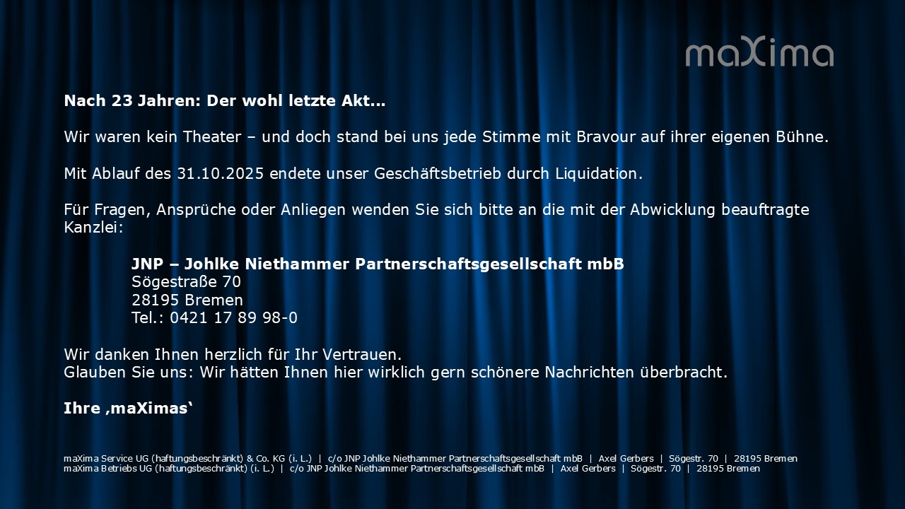 Nach 23 Jahren: Der wohl letzte Akt...